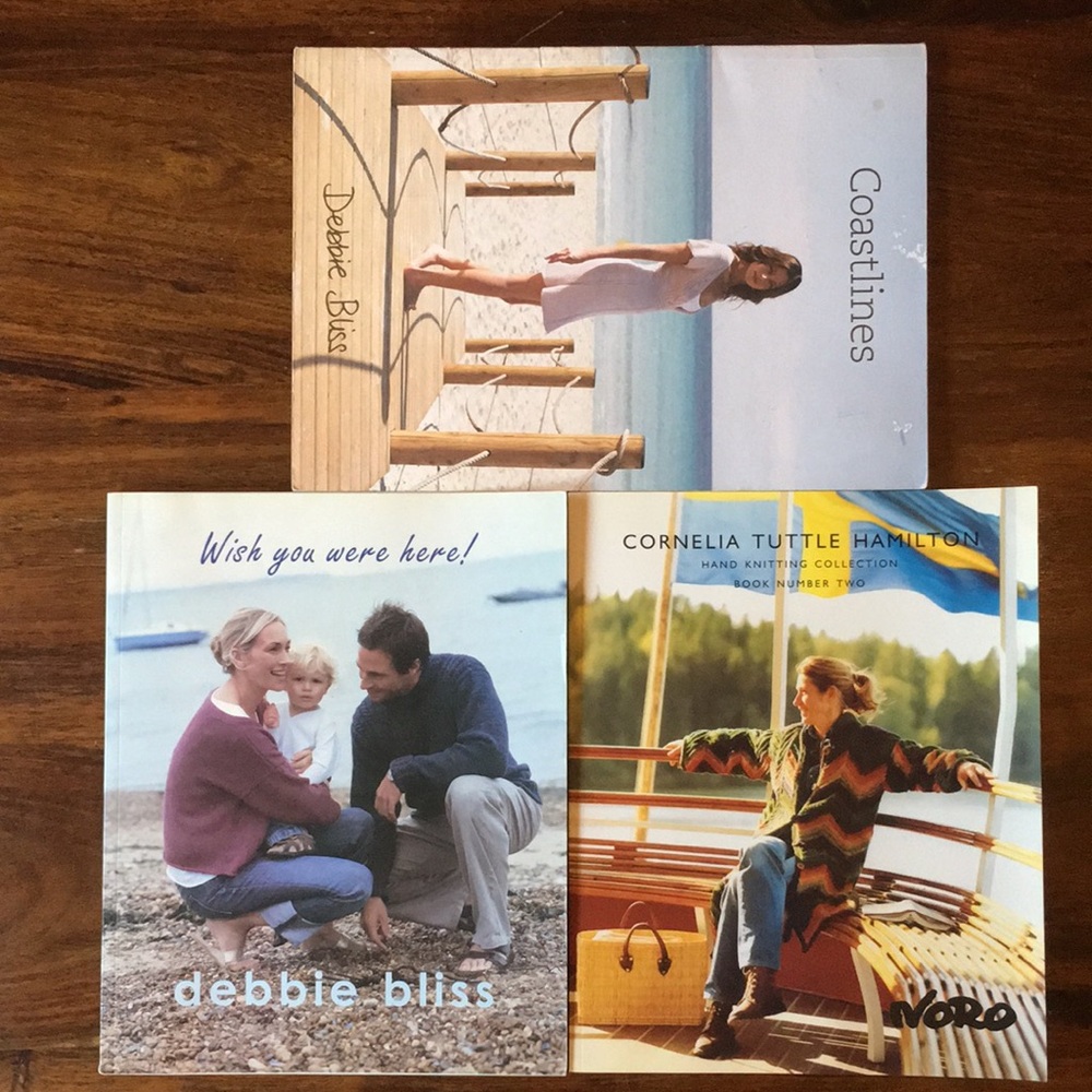 Knitting Books (Set of 3) Two by Debbie Bliss + One by Cornelia Tuttle Hamilton